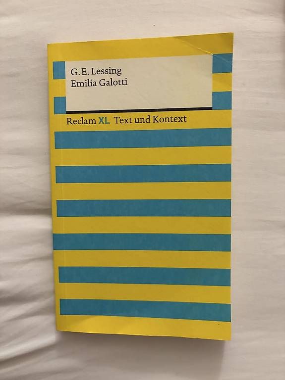 Libri: Emilia Galotti  Gotthold Ephraim Lessing  – Usato da Ebnat-Kappel venduto da Mzottli