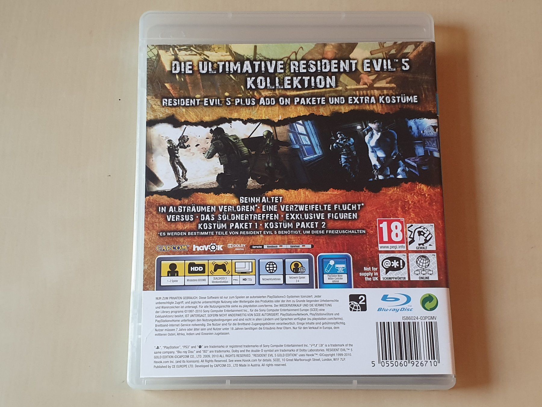 Sony Giochi: Resident Evil 5 Gold Edition – Usato da Stansstad venduto da collectorsshop 1
