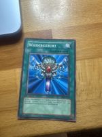 Yu-Gi-Oh Zauberkarte Wiedergeburt 1. Auflage