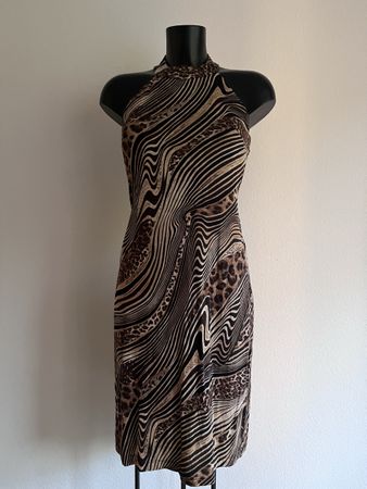 Kleid H&M Leo-Muster Gr 40 (eher 38!)