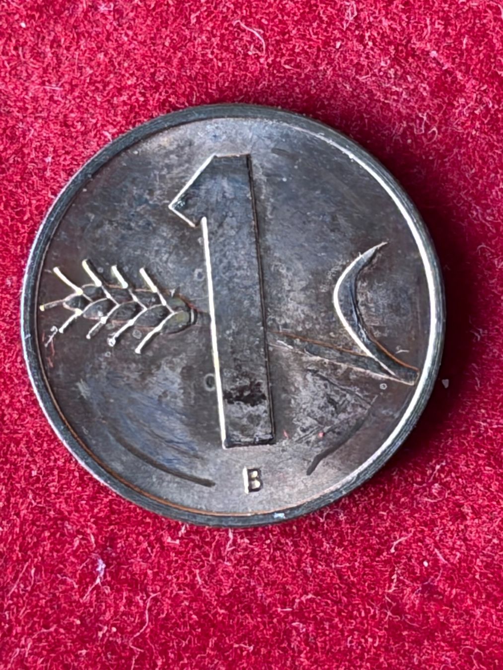 Alle Münzen: 1 Centime 1968 Berne - UNZIKULIERT / FDC – Gebraucht aus LE LIGNON von Katanaion 1