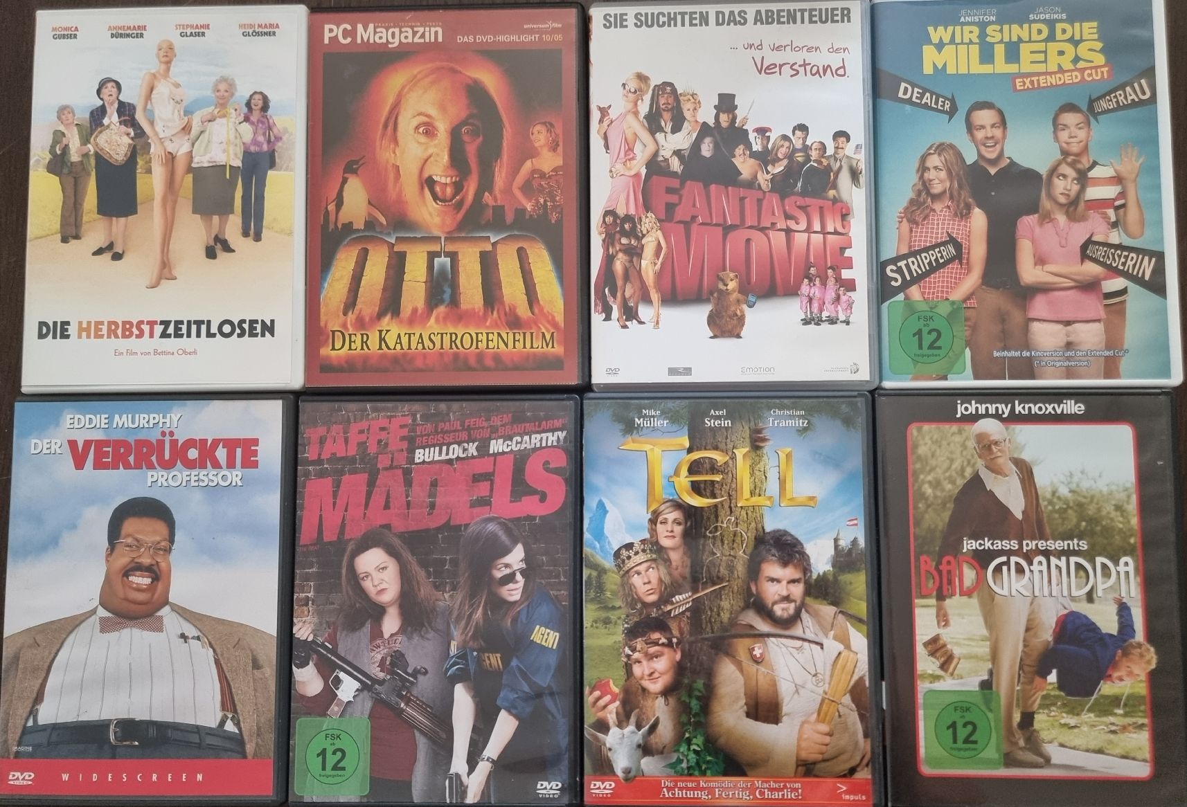 Alle DVDs: DVD- Set 8 Filme – Gebraucht aus Wohlen AG von ams_77k2