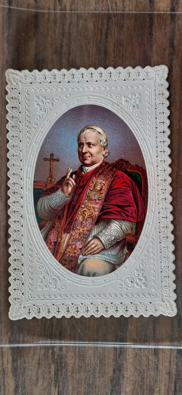 Incisioni: Andachtsbild Papst Pius IX mit Autograph – Usato da Mörschwil venduto da lindaswunderkiste 1