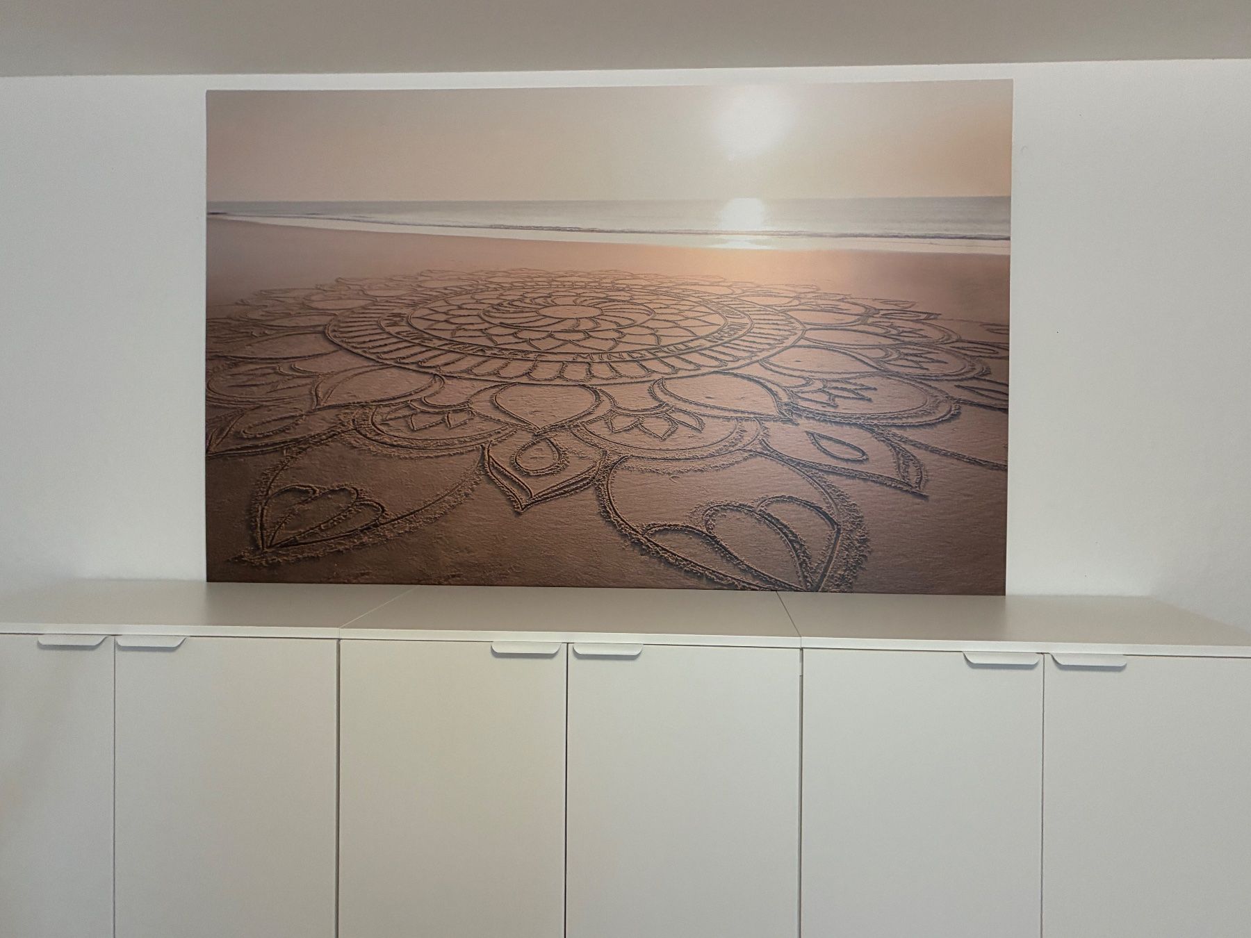 Foto & Immagini: Mandala- Bild Strand 120x180cm – Usato da Frick venduto da sandra037 1