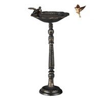 Vogeltränke stehend Kolibri gold-braun