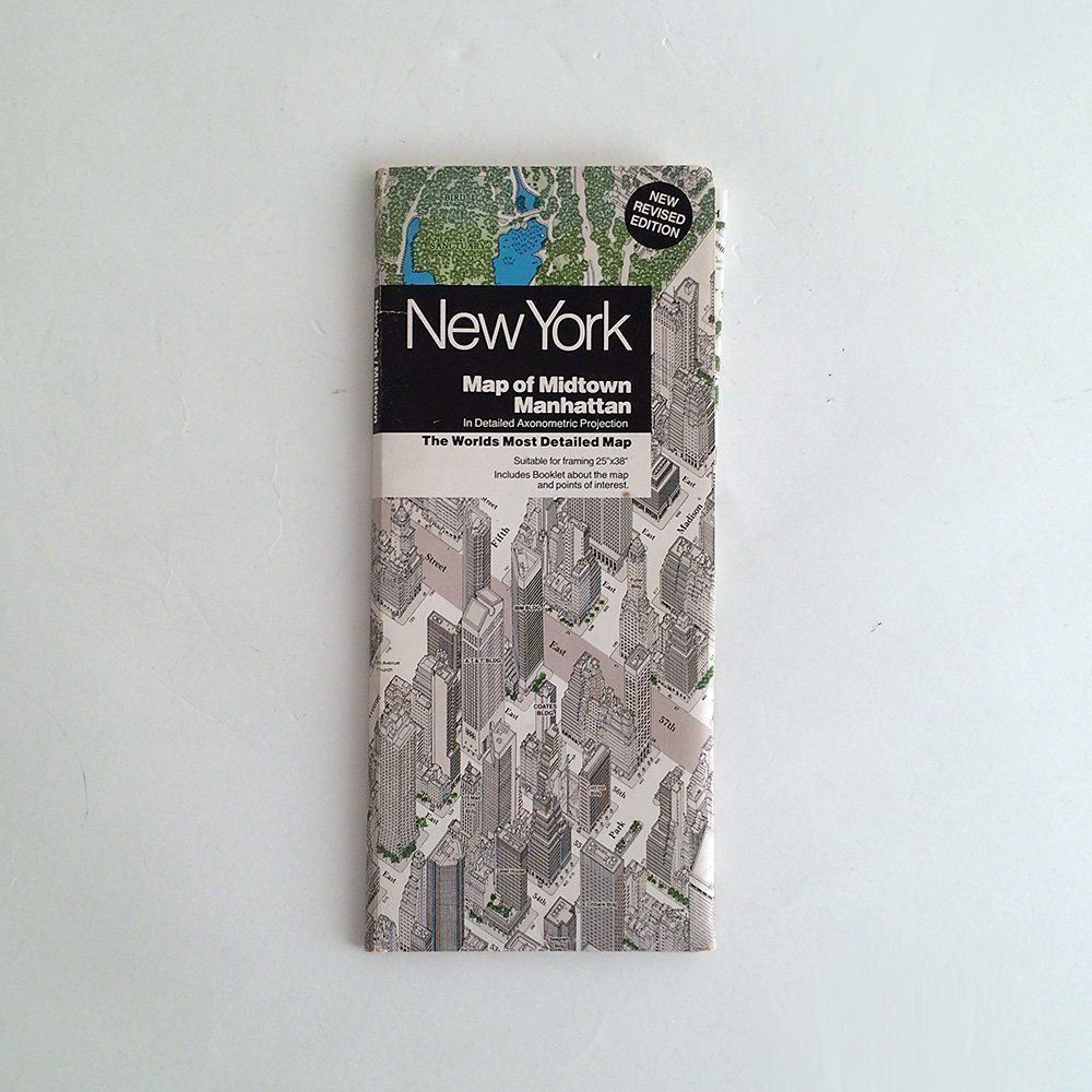 Landkarten & Atlanten: NYC New York City Map Manhattan Original – Gebraucht aus Zürich von its-love