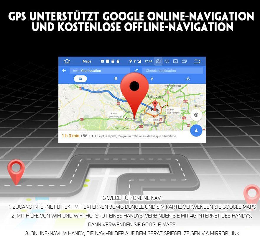 Radios: 7" Android 13 Mercdes BENZ C, CLC und CLK Klasse Multimedia – Neu und originalverpackt aus Malans GR von BUYBEST-Schweiz 4