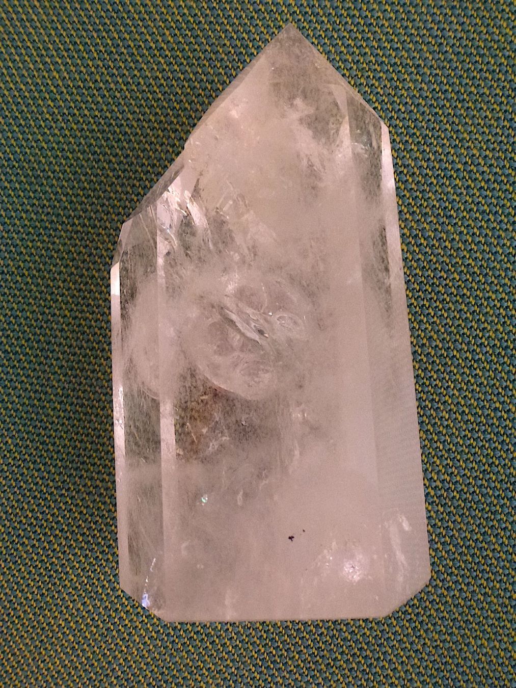 Minerali & Pietre curative: Bergkristall Quarz mit Quartzuhr – Usato da Zürich venduto da Kalla36 2
