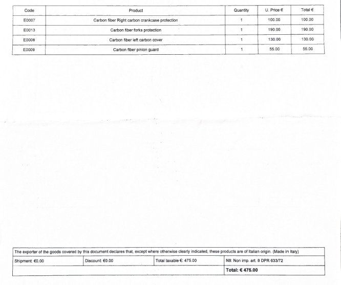 Tutti i ricambio per moto: Carbon-Teile Stark Varg – Nuovo (secondo la descrizione) da Buch am Irchel venduto da matrixoneoneone 4
