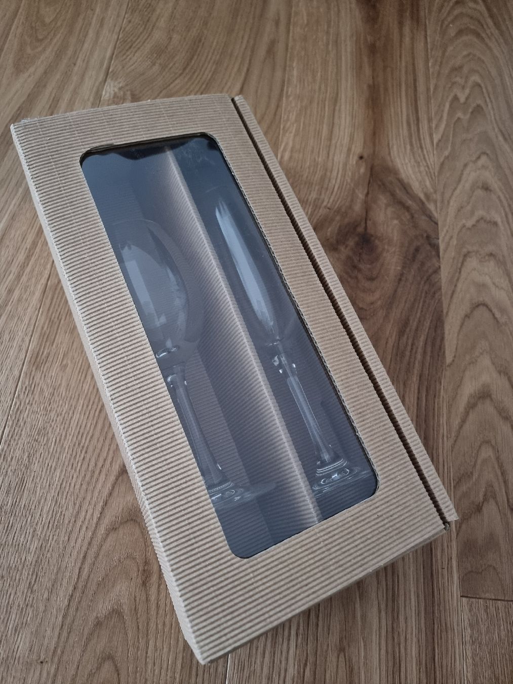 Bicchieri: Geschenkverpackung aus Karton für 2 Wein- oder Sektgläser – Nuovo (secondo la descrizione) da Lengnau AG venduto da Mefari 3