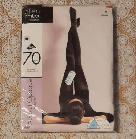 Ellen Amber Absolut Opaque Strumpfhose 70den Gr.M Choco