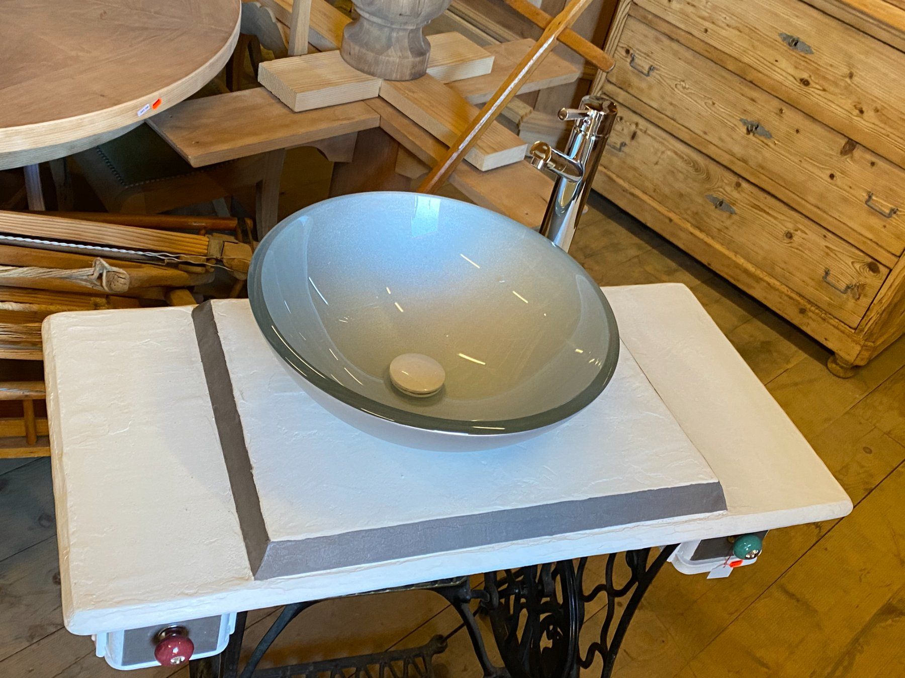 Mobili per bagno: ART 367-J Meuble vasque SINGER – Usato da Pont-La-Ville venduto da BCMGLEAL 3