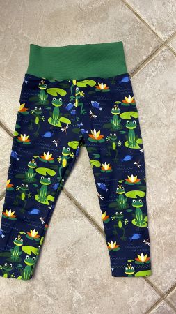 Frosch Fröschli Leggings Gr. 80 Neu