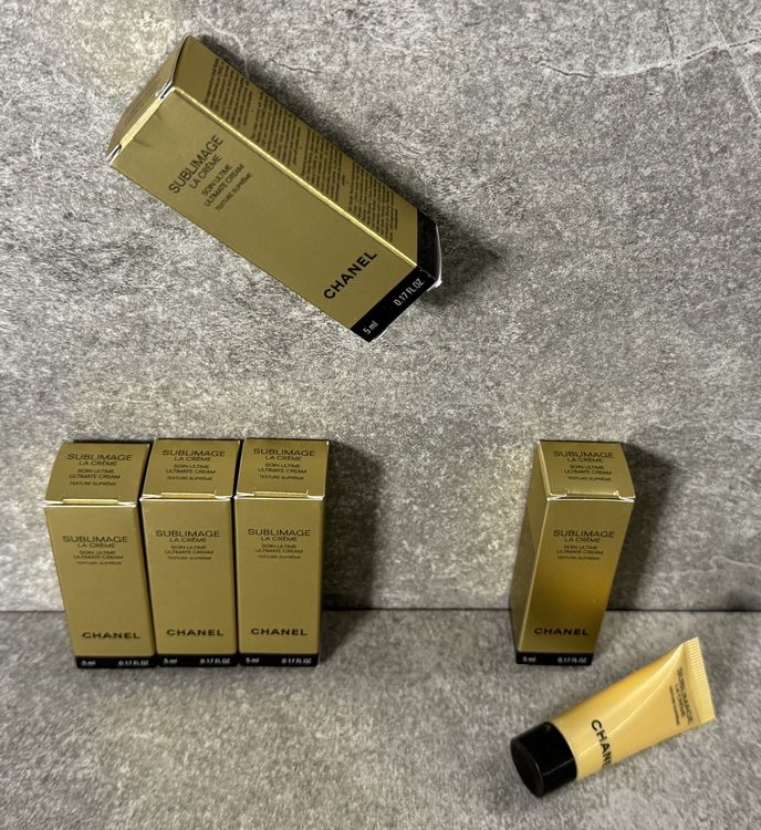 CHANEL SUBLIMAGE LA CRÈME TEXTURE SUPRÊME: 5 x 5ml Set ... (Neu und ...