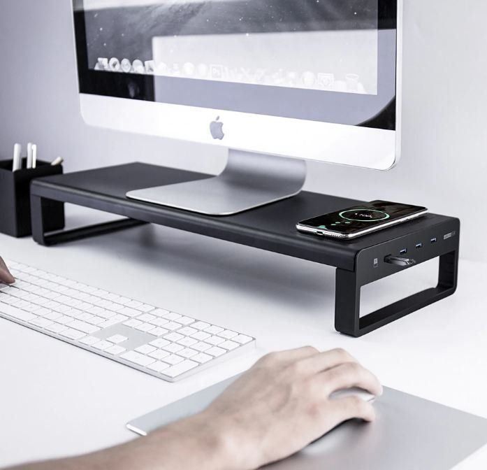 Docking station: Monitor Stand USB3.0 Wireless Charging – Nuovo e nell'imballaggio originale da Unterägeri venduto da RmOnline 5