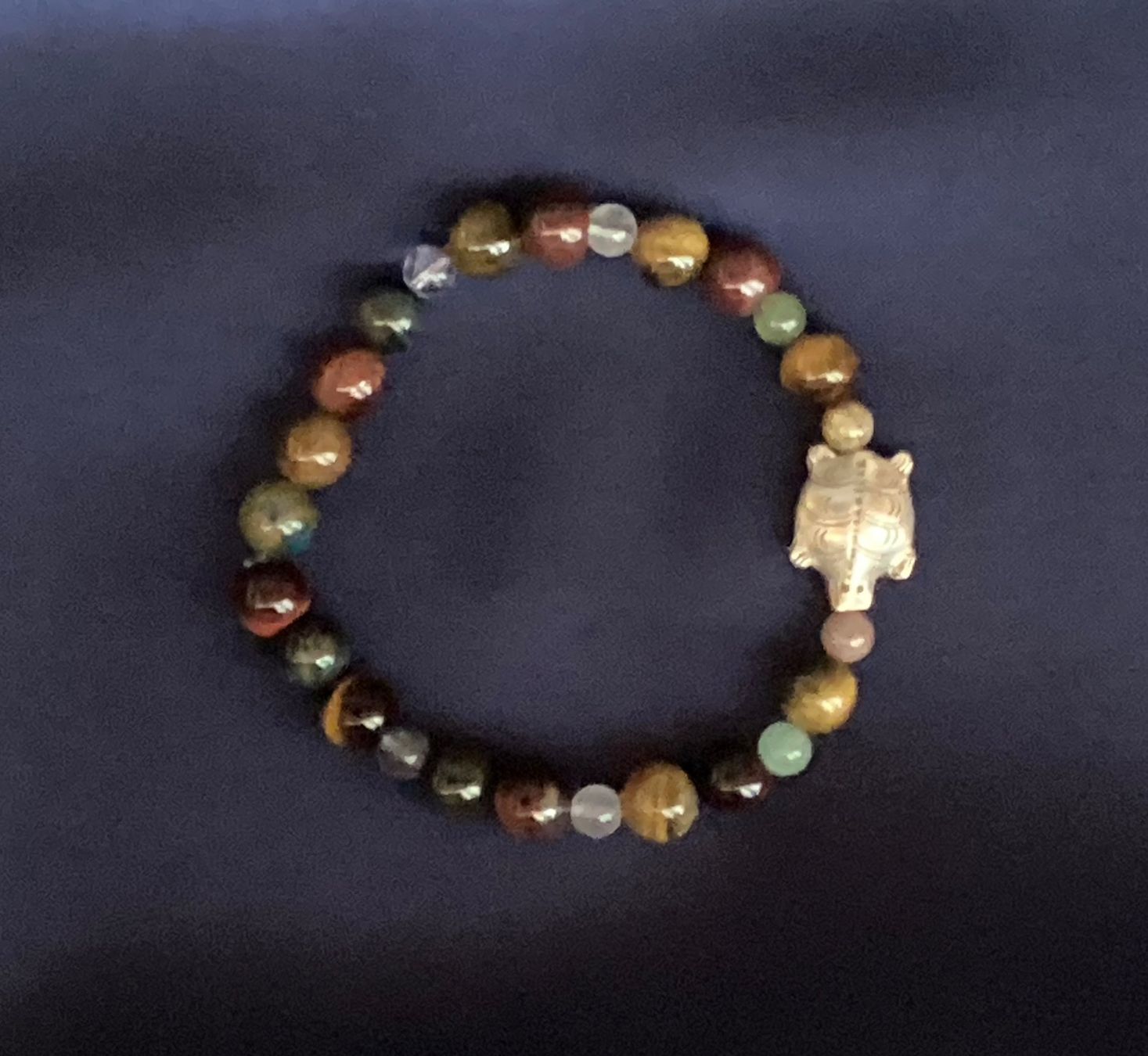 Bracciali & Braccialetti: Schildkröte handmade Silber - Edelstein Armband – Nuovo e nell'imballaggio originale da Laax venduto da kri_95f5 2