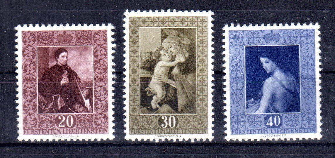 Alle Briefmarken: Liechtenstein 1952 SBK Nr. 250/52 ** – Neu (gemäss Beschreibung) aus Remetschwil von Hofiii