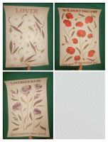 3 affiches sur toile fleur