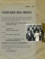 25cm Jazz LP:  Walter Barnes Royal Creolians (OFC)