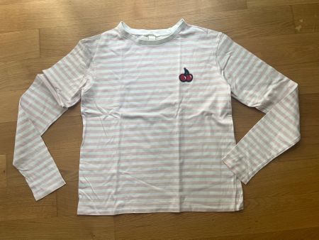 H&M Langarmshirt mit Kirschen-Motiv (Gr. S)