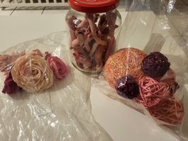 Diverse Dekoartikel Pink und Lila