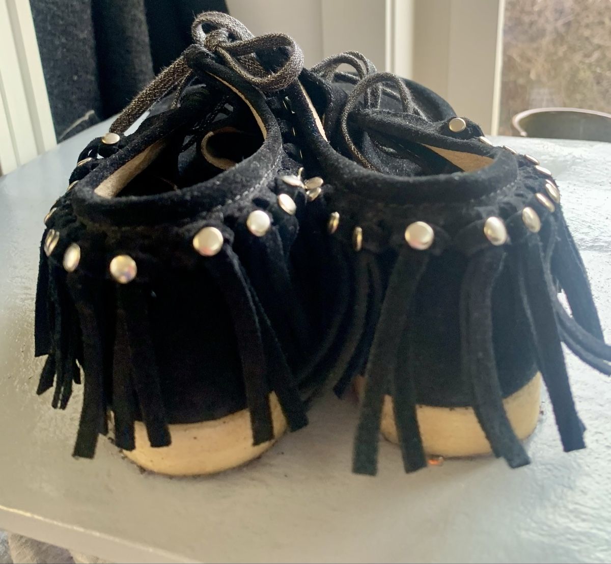 Scarpe da donna: Sioux grasshopper schwarz Wildleder Mokassin 38 – Nuovo (secondo la descrizione) da Unterseen venduto da jpowers1971 1