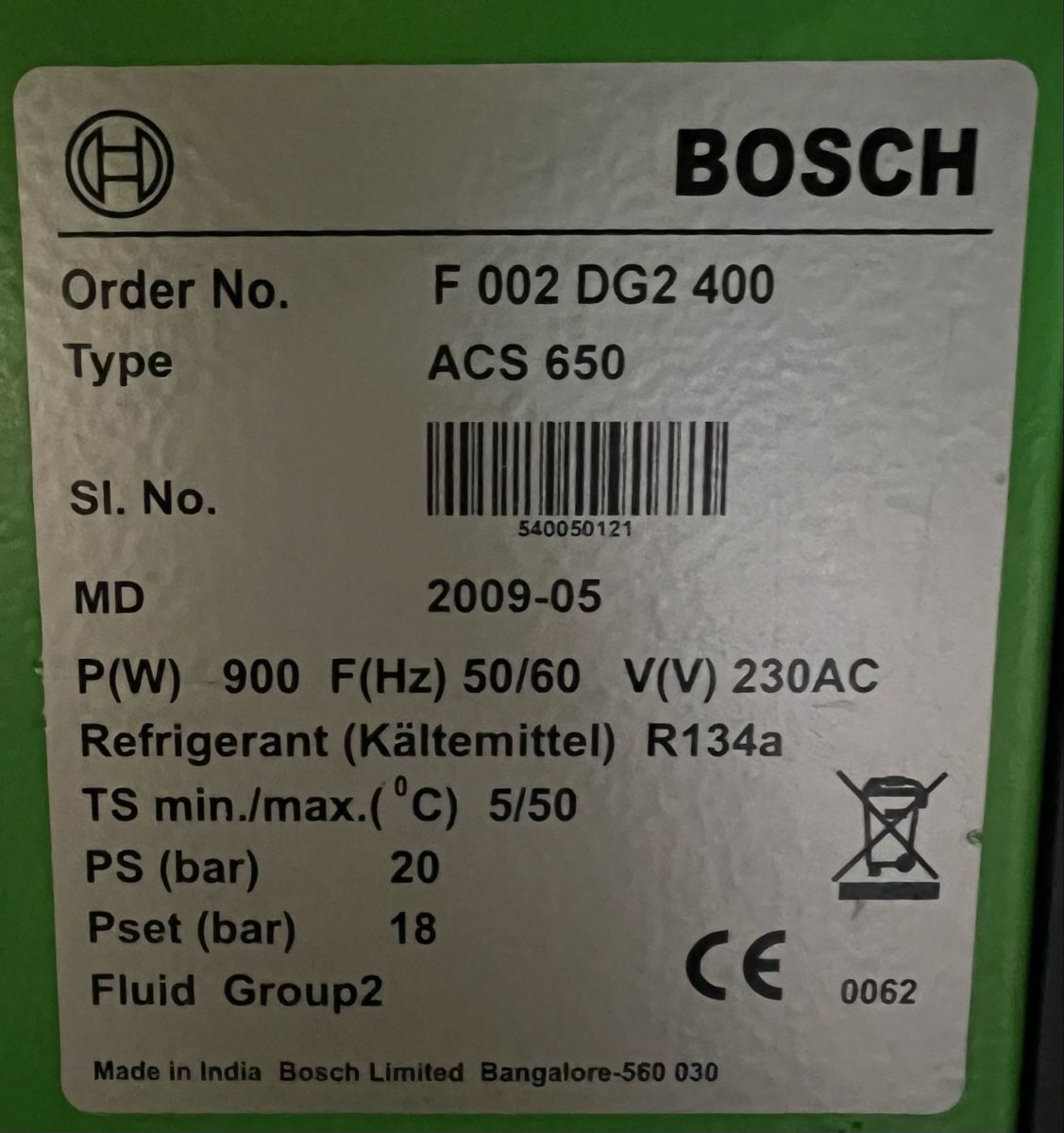 Bosch Alle Werkzeuge: Bosch ACS 650 Climatisation 2009-05 occasion – Defekt aus Sion von har_2rs5 4
