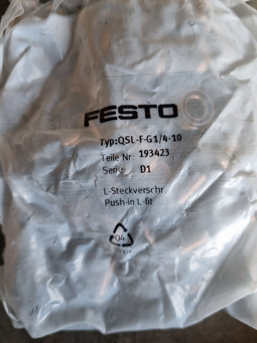 Festo Altro per industria metallurgica: FESTO Verschraubungen – Nuovo e nell'imballaggio originale da Bühl BE venduto da Cheep03 2