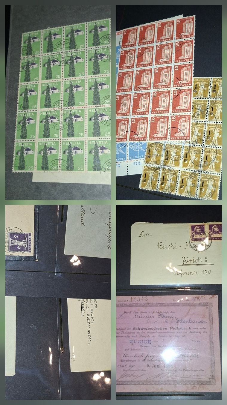 Tutti i francobolli: Album Blocks / Briefe / div.  – Usato da Balgach venduto da SIMEON27 3