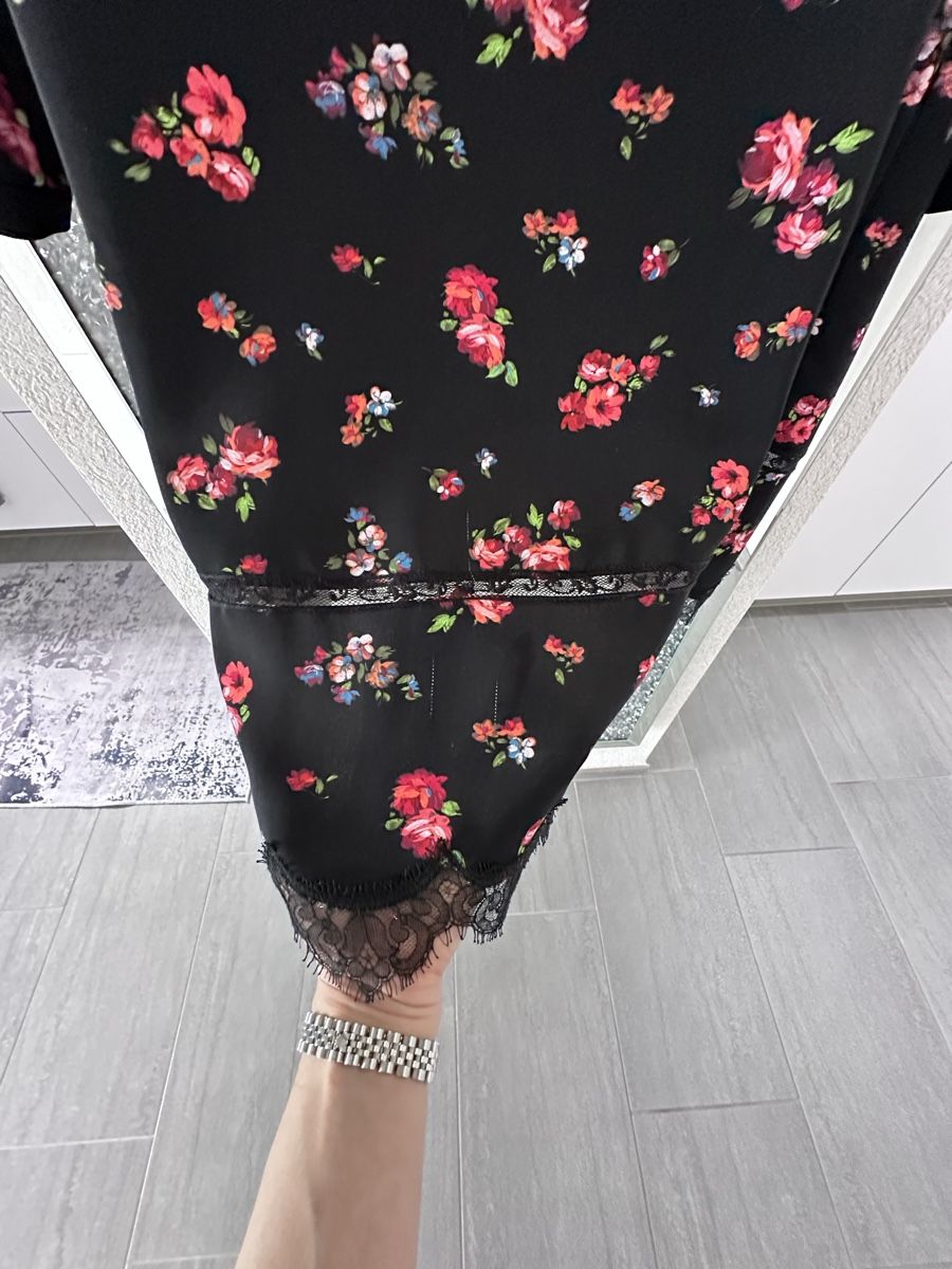 Vestiti: MARC CAIN Kleid in Blumenmuster mit Spitze LP 289.-.- – Nuovo (secondo la descrizione) da Buchs ZH venduto da KittyInStyle 2