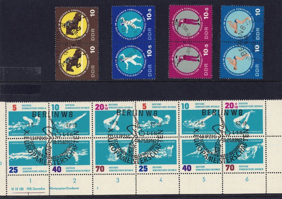 Alle Briefmarken: DDR Los mit VBs, Belegen und Blocks – Gebraucht aus Bellach von qsearch 8