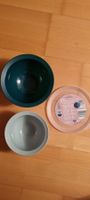 3 teiliges Set mit 2 Schüsseln plus 1 Deckel