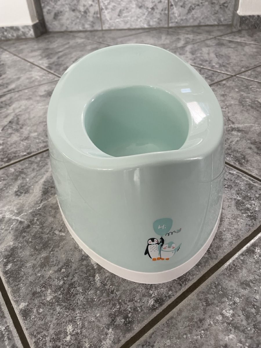 WC: Kindertöpfchen blau mit Pinguin Motiv – Nuovo (secondo la descrizione) da Wallenwil venduto da van_vkm9