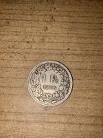 Seltener 1 Schweizer Franken Silber Münze Jahrgang 1905