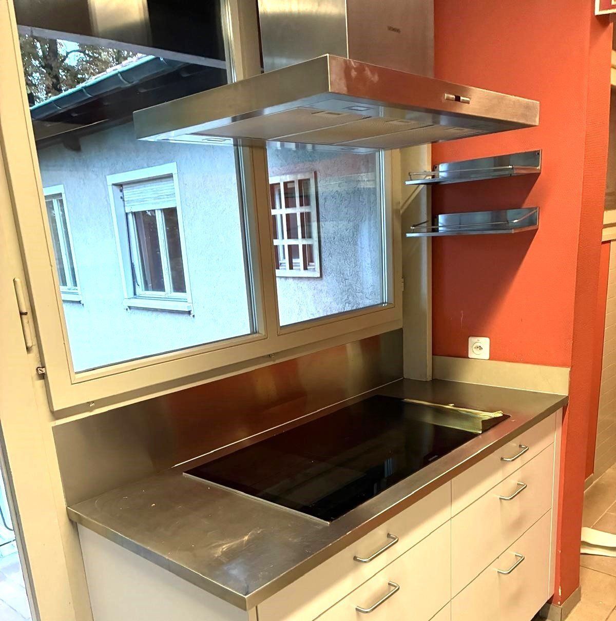 Cucine complete: 1- Frontenküche, mit Kochinsel , inkl. GK, DA, – Usato da Winterthur venduto da BauTeilLaden2000 1