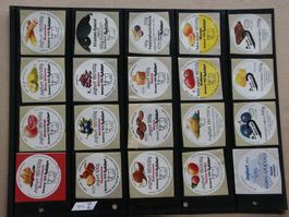 40     verschiedene     Jogurt   Deckeli