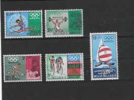 BELGIEN 1968 ** OLY.SO.SPIELE MEXICO