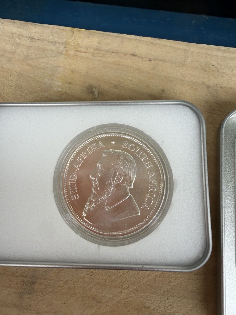 Alle Münzen: Krügerrand 1oz Feinsilber - 24k Gilded – Neu (gemäss Beschreibung) aus Niederrohrdorf von elmere 1