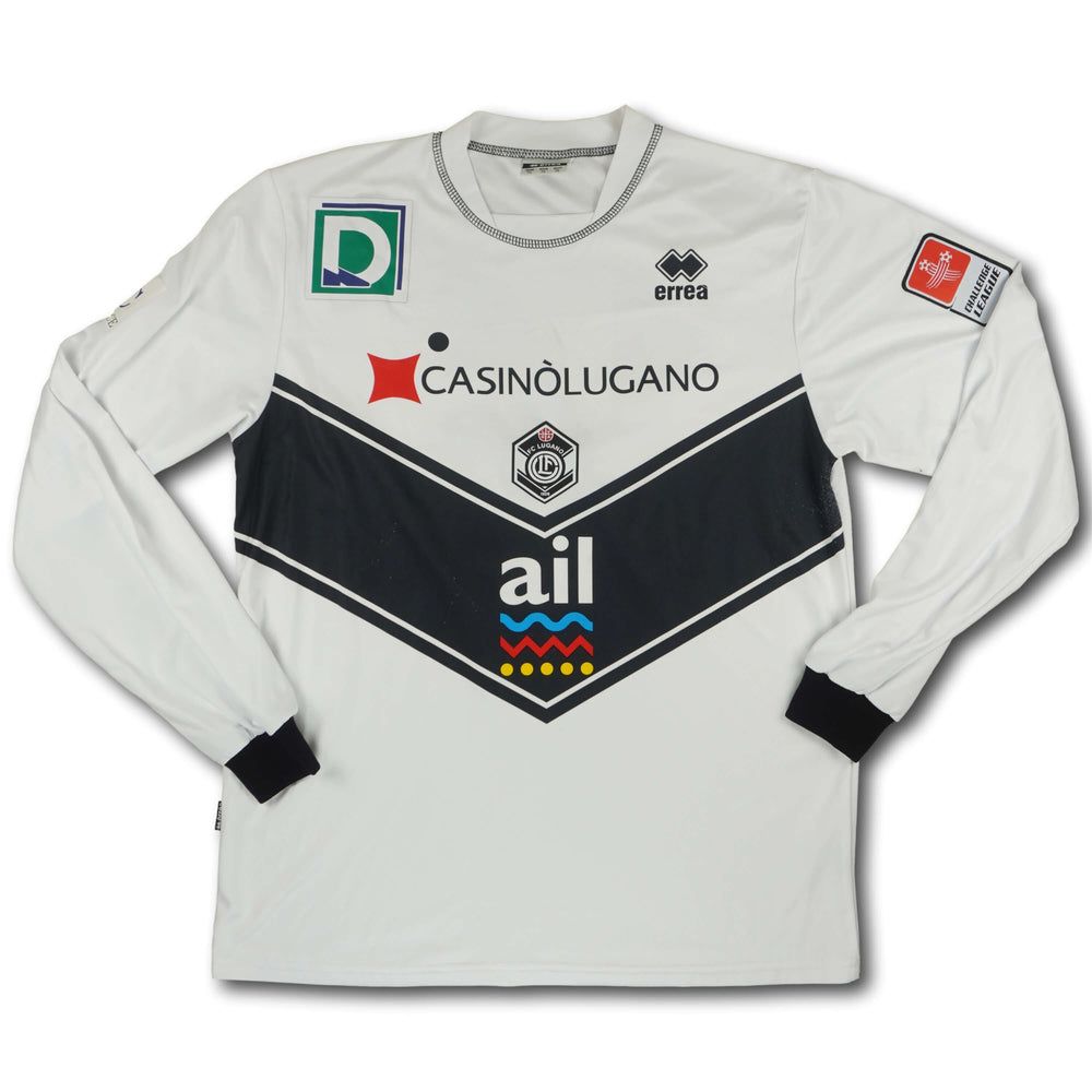 Maglie: FC Lugano 2009-10 Trikot heim Match Worn – Usato da Zürich venduto da RetroShirts 1
