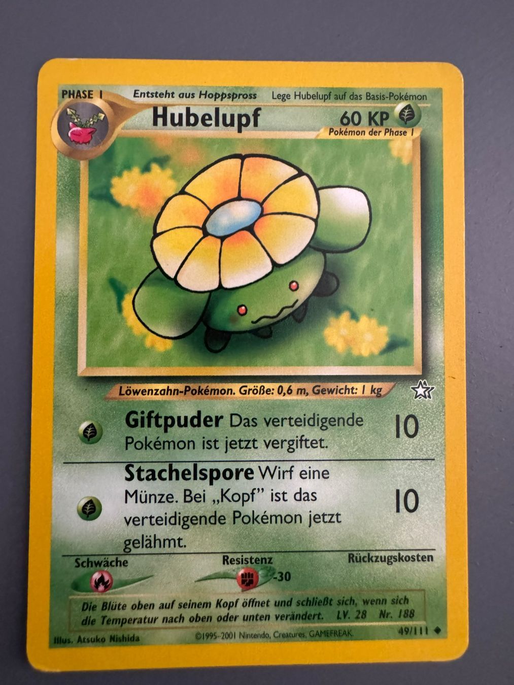 Pokémon Carte collezionabili: Papungha evolution Pokemon Neo Genesis Set DE – Usato da Wald ZH venduto da Boltriz 2