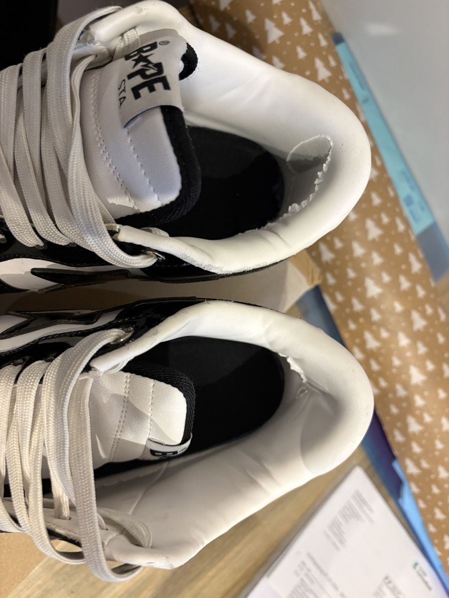 Bape Herrenschuhe: Bape Sta Schwarz Weiss – Gebraucht aus St. Gallen von naj80 4