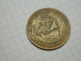 Ostkaribische Staaten 1 Dollar, 1981