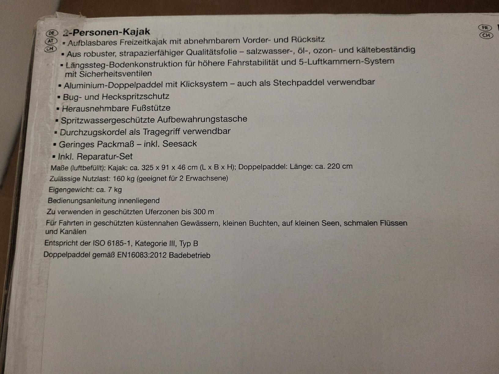 Barche: KAJAK  – Nuovo (secondo la descrizione) da Fruthwilen venduto da Mostro-Medusa 4