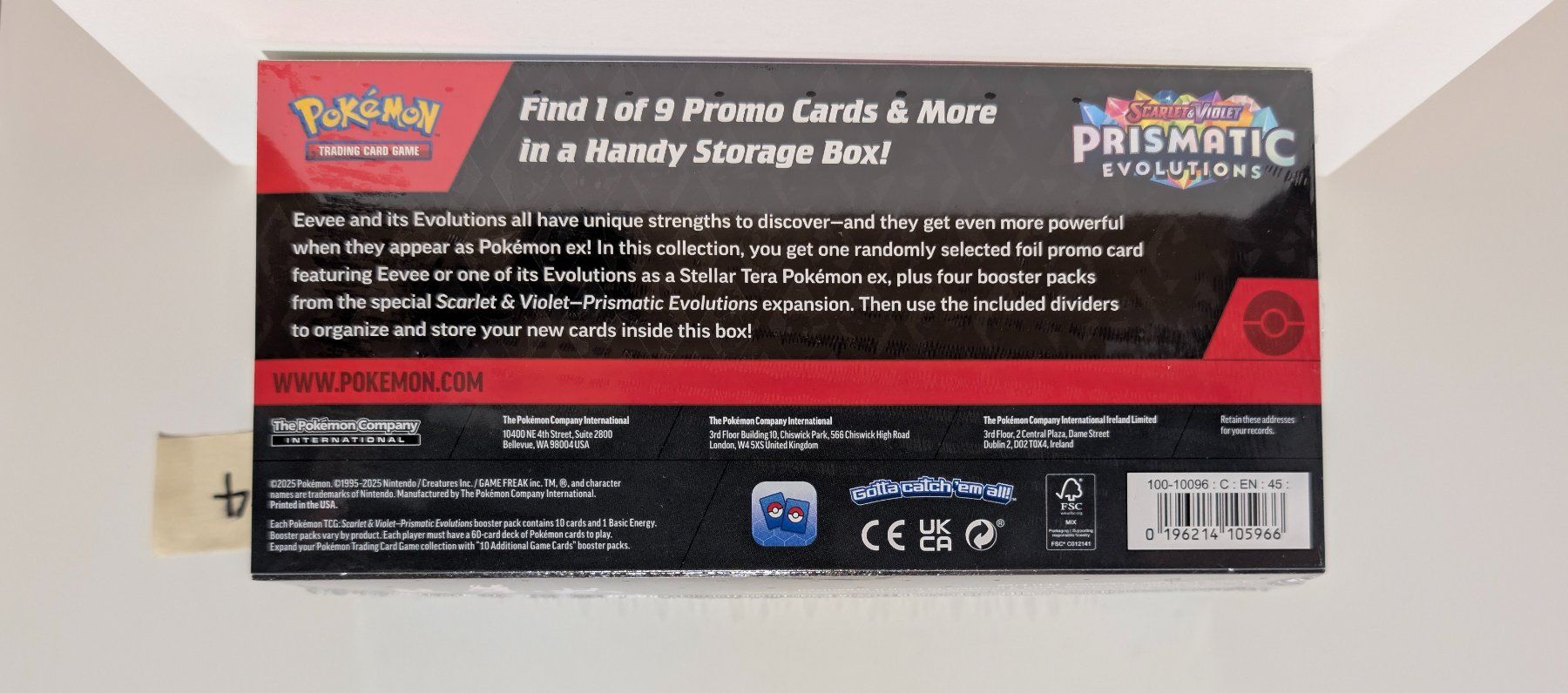 Pokémon Carte collezionabili: Pokémon TCG Prismatic Evolution Suprise Box en – Nuovo e nell'imballaggio originale da Regensdorf venduto da Grischaluca 1