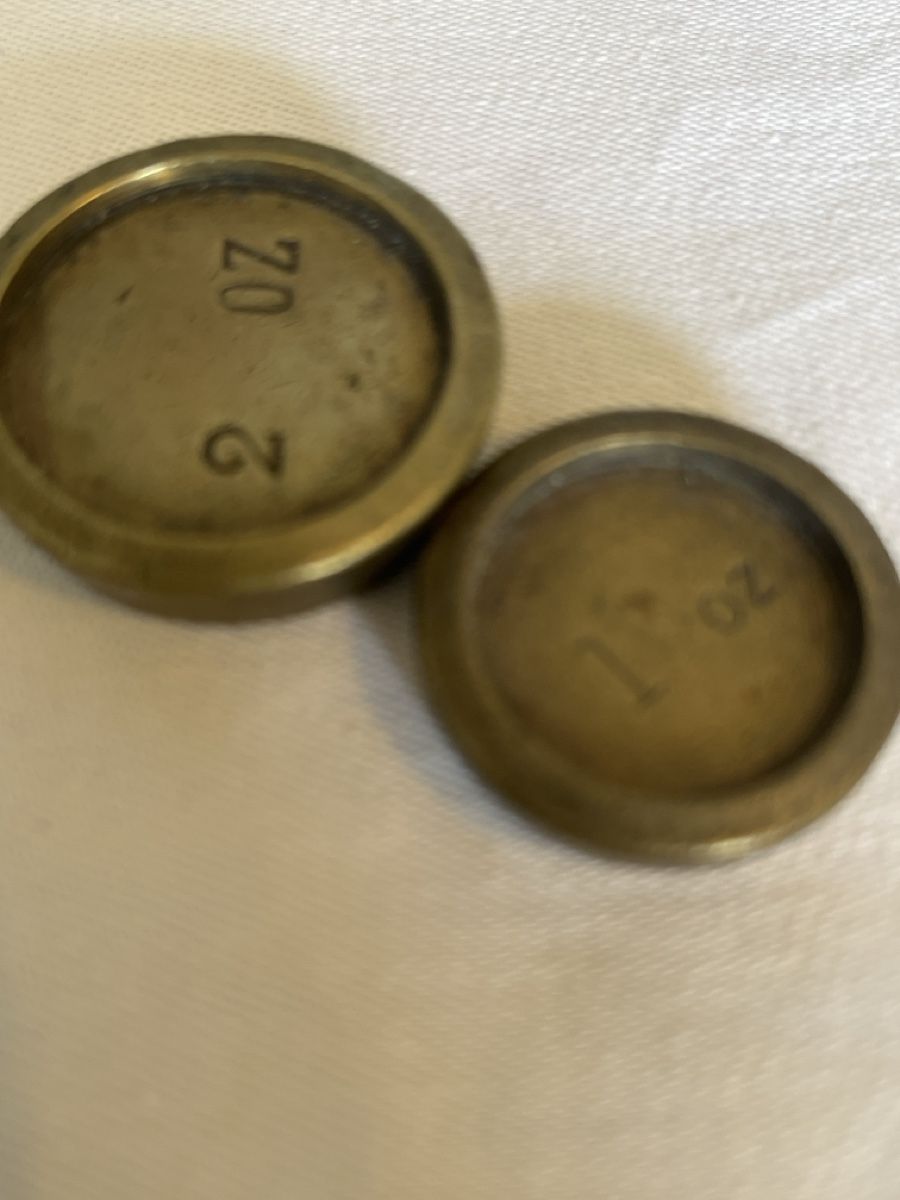 Altra tecnologia per ufficio: Alte Gewichte, Messing Gewichte, antike Gewichte, Top! – Usato da Münchenstein venduto da Sozial_Labor_Brocki 2