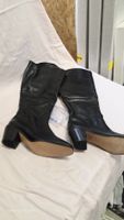 Unisex Lederstiefel Gr. 43 – Echtleder – 8 cm Absatz – Made