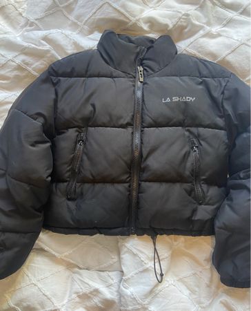 Damen Daunenjacke Grösse M, Schwarz
