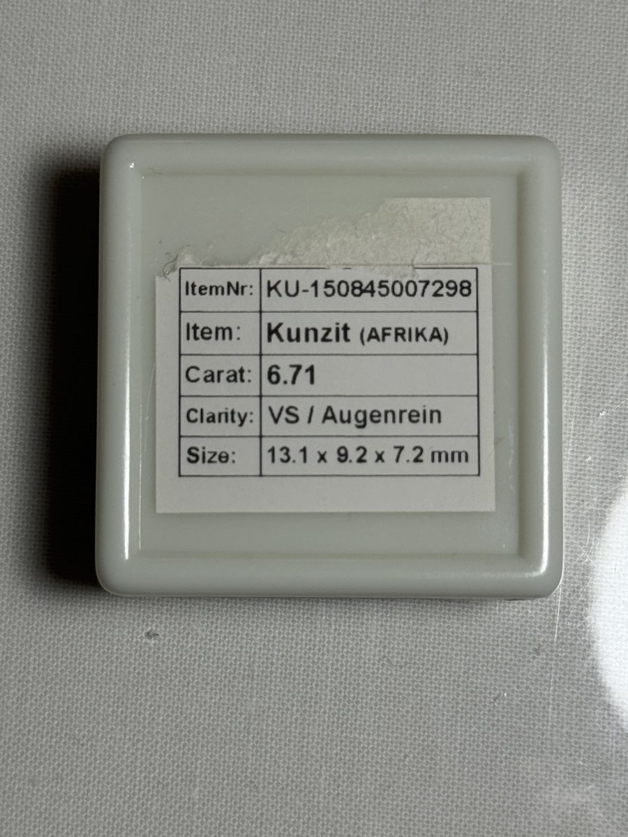 Pietre preziose: Edelstein: Kunzit aus Afrika – Nuovo e nell'imballaggio originale da Muttenz venduto da einfach-schoen 4