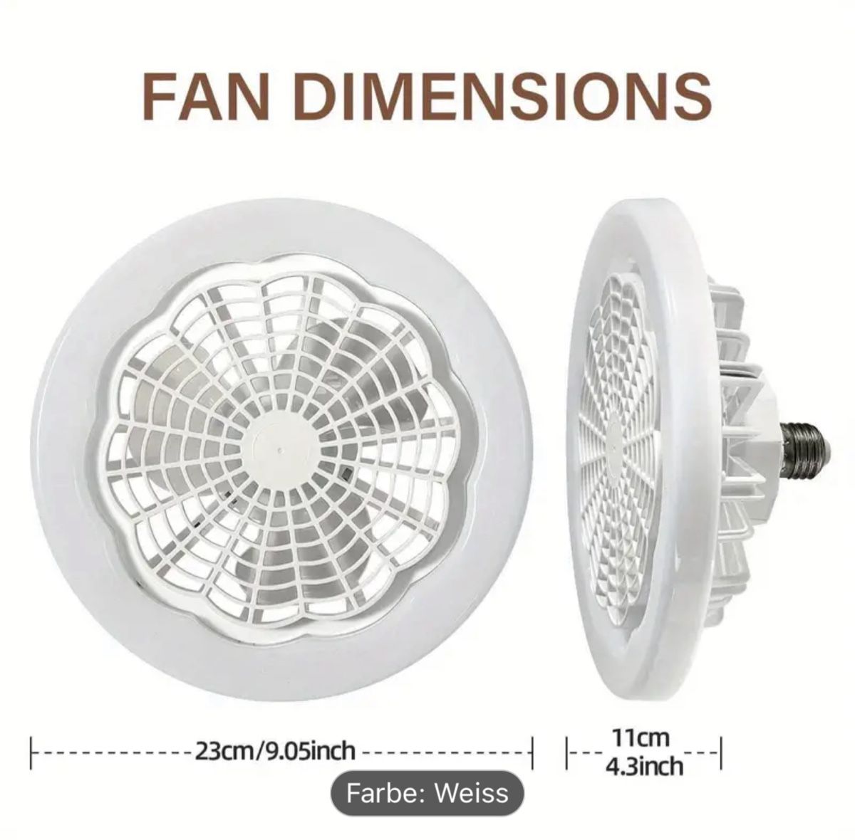 Ventilatori: Deckenventilatorleuchte mit Fernbedienung – Nuovo (secondo la descrizione) da Berg TG venduto da schlauchi 1