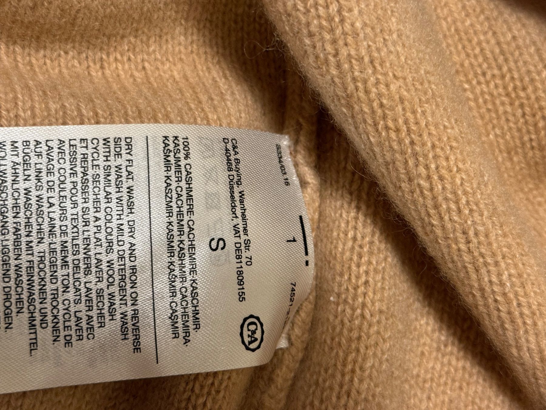 C&A Maglioni & Felpe: Cashmere Pullover, Gr. S – Usato da Baar venduto da nitram29 4